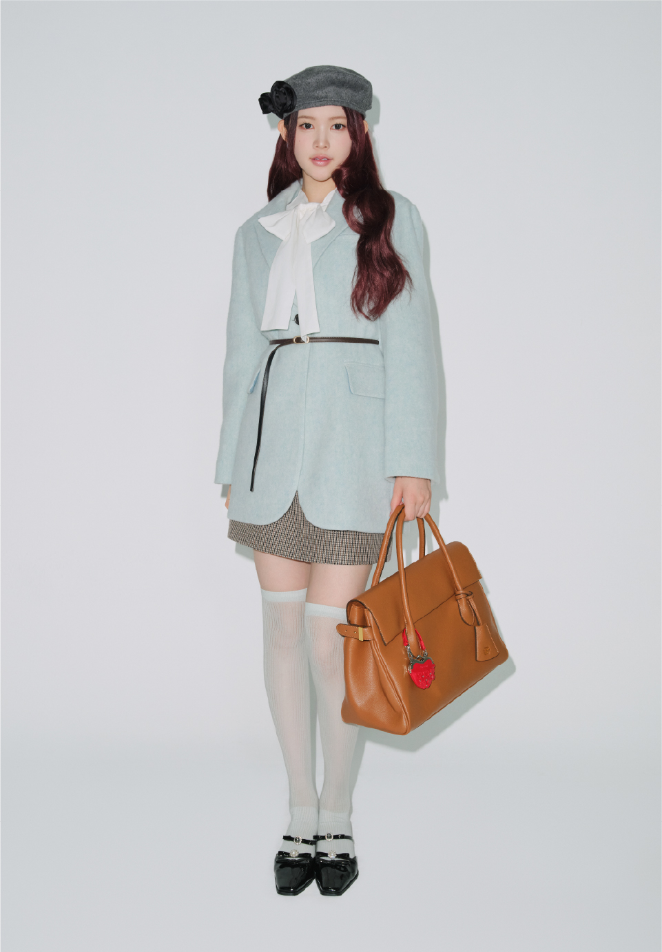 Body Suit Dress Shoes Hair Accessory Pierced Earrings YE-ON着用
