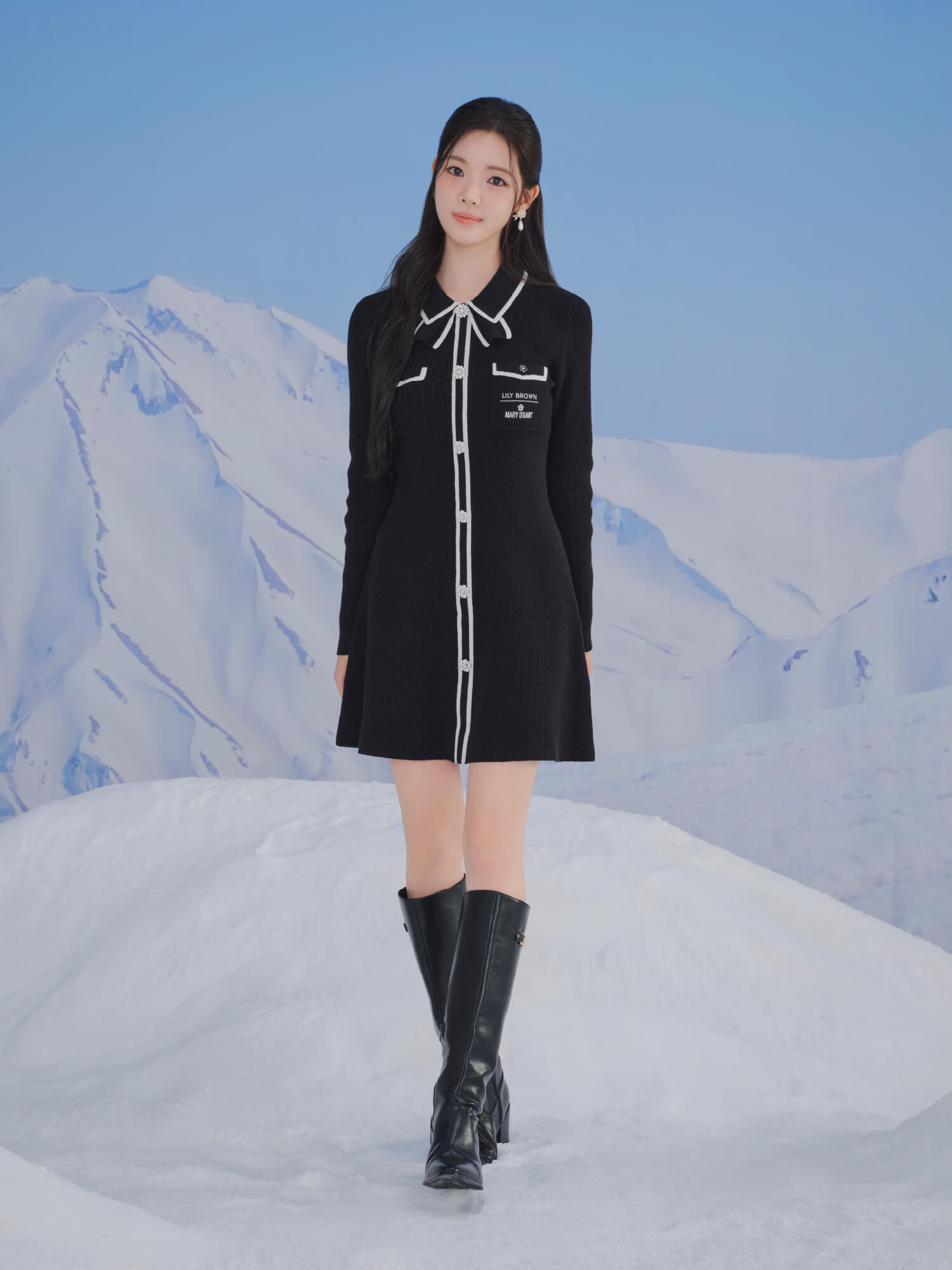 MARY QUANT × LILY BROWN YUHA 着用画像