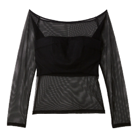 オフショルダートップスブラ