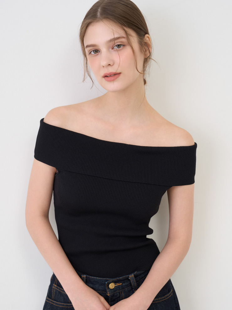 シアーファンデブラトップス ブラック