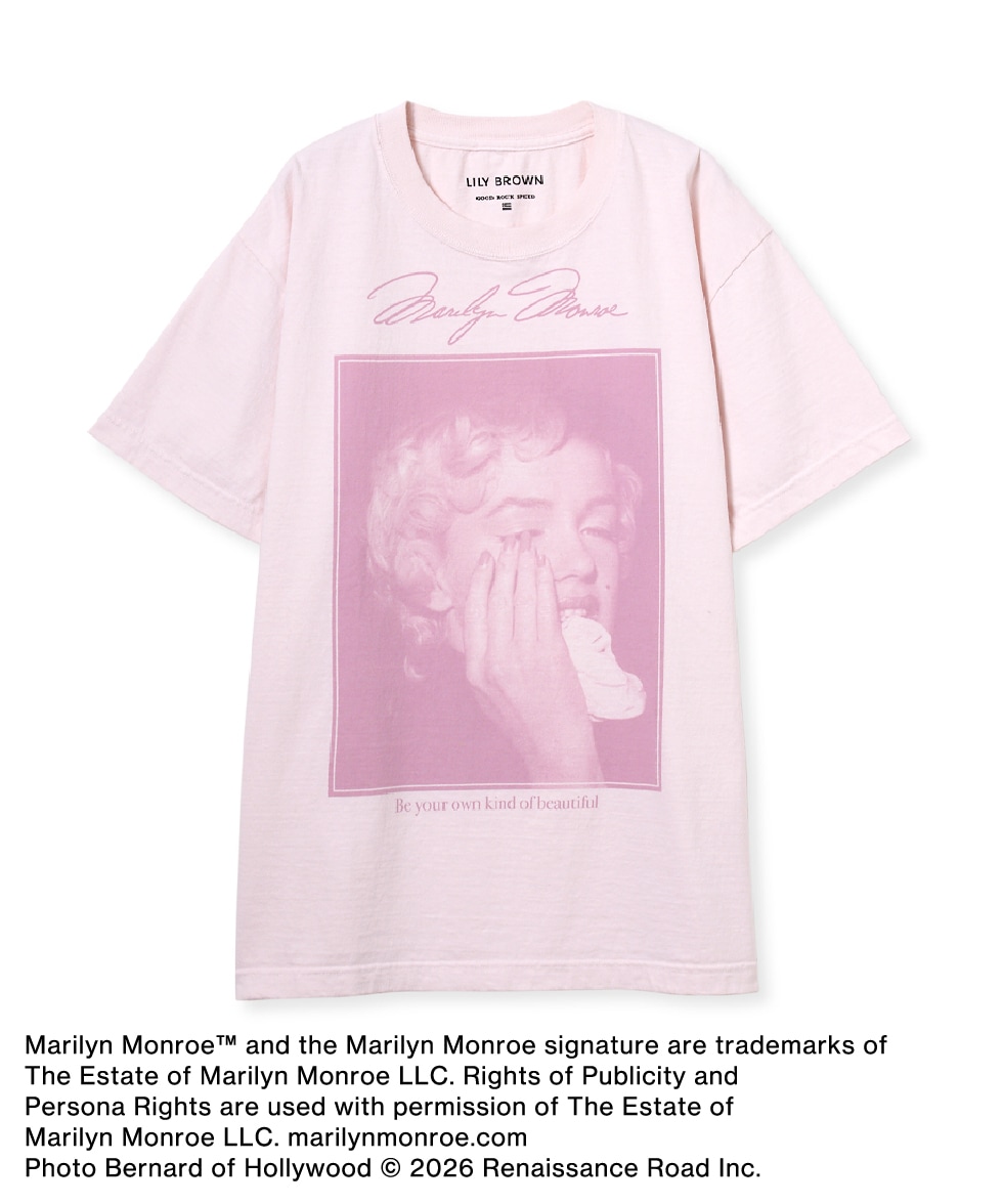  【LILY BROWN×GOOD ROCK SPEED×Marilyn Monroe】（Tシャツ）