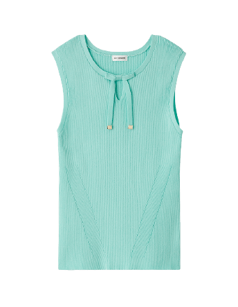 ribbon knit tops