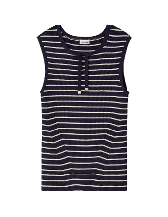ribbon knit tops